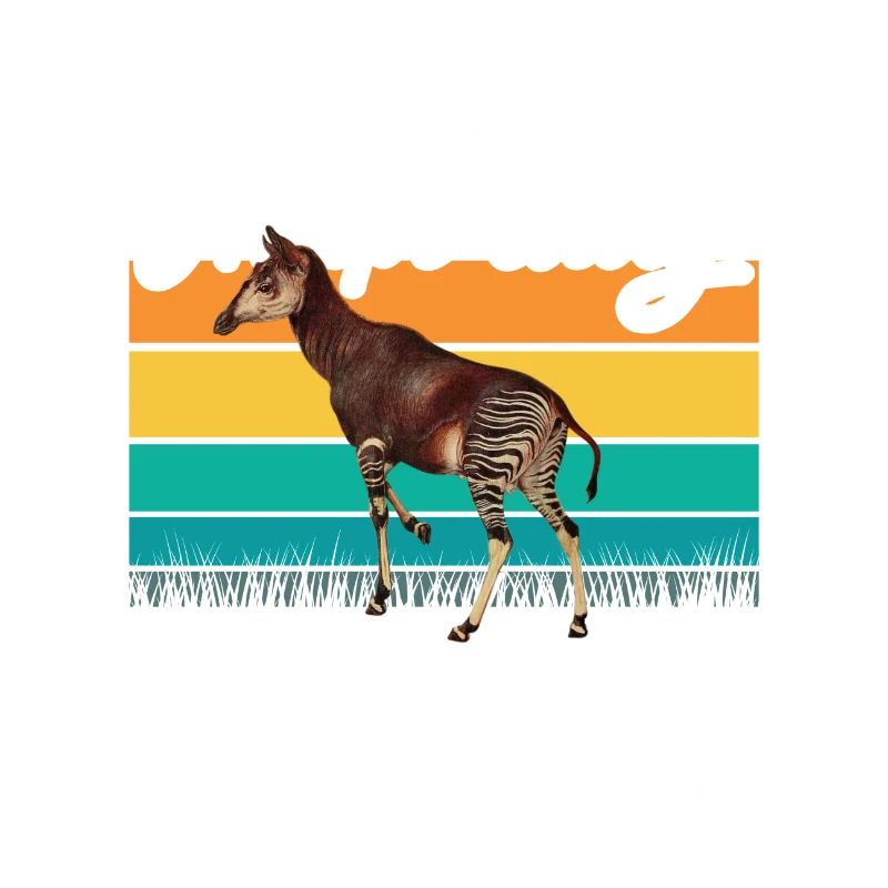 Nature d'okapi à l'état pur