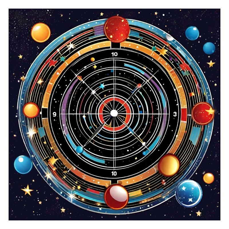 Précision planétaire - Jeu de fléchettes Galaxy