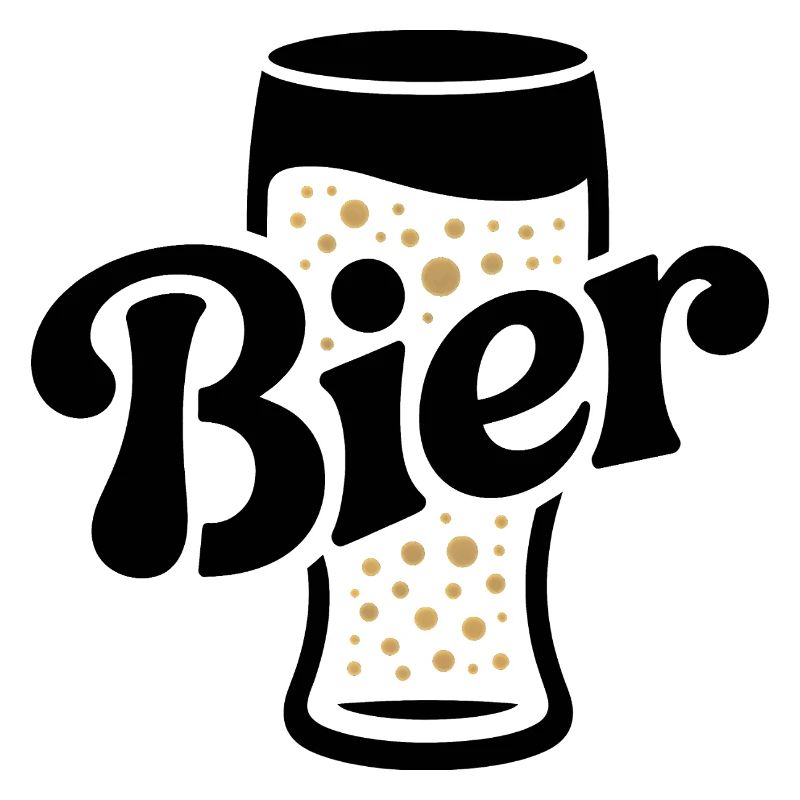 Bier - Funny Alcohol Logo