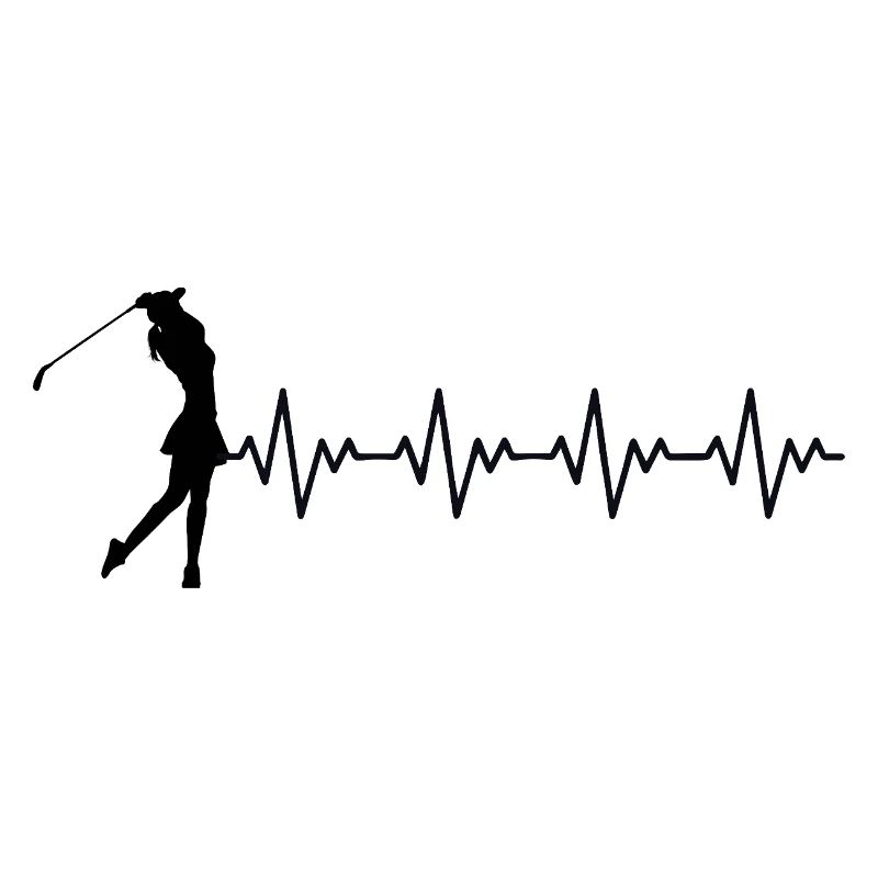 Golfeuse Golfeuse Coup de golf ECG Battement de cœur