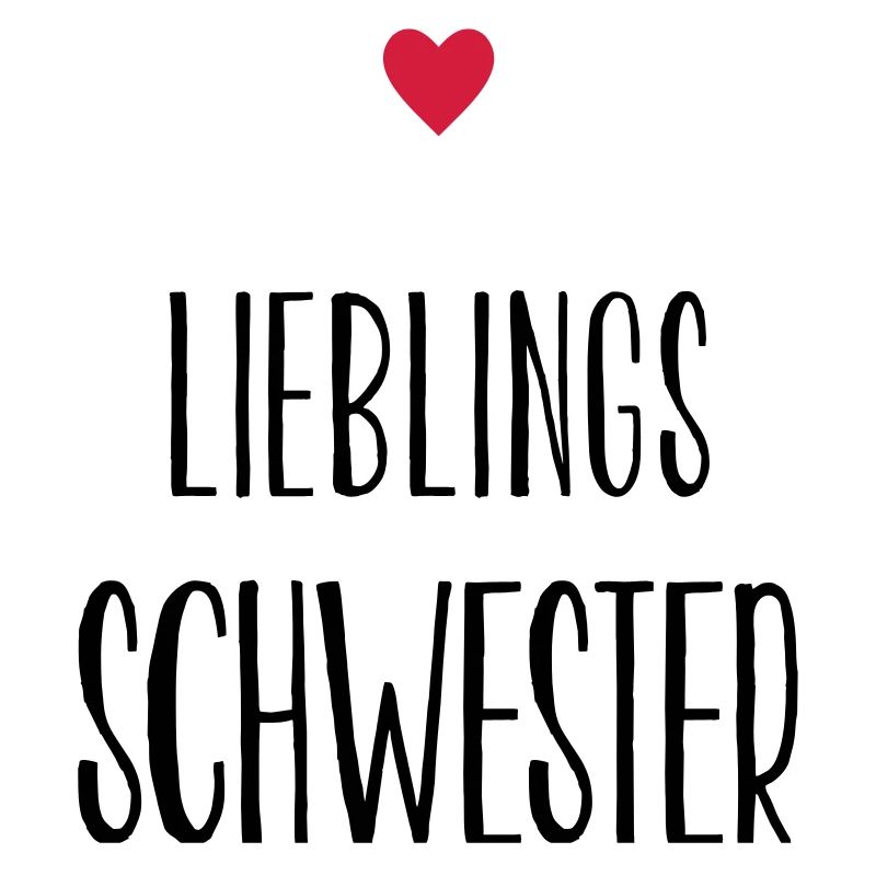 Schwester Lieblingsschwester Herz Geschenk