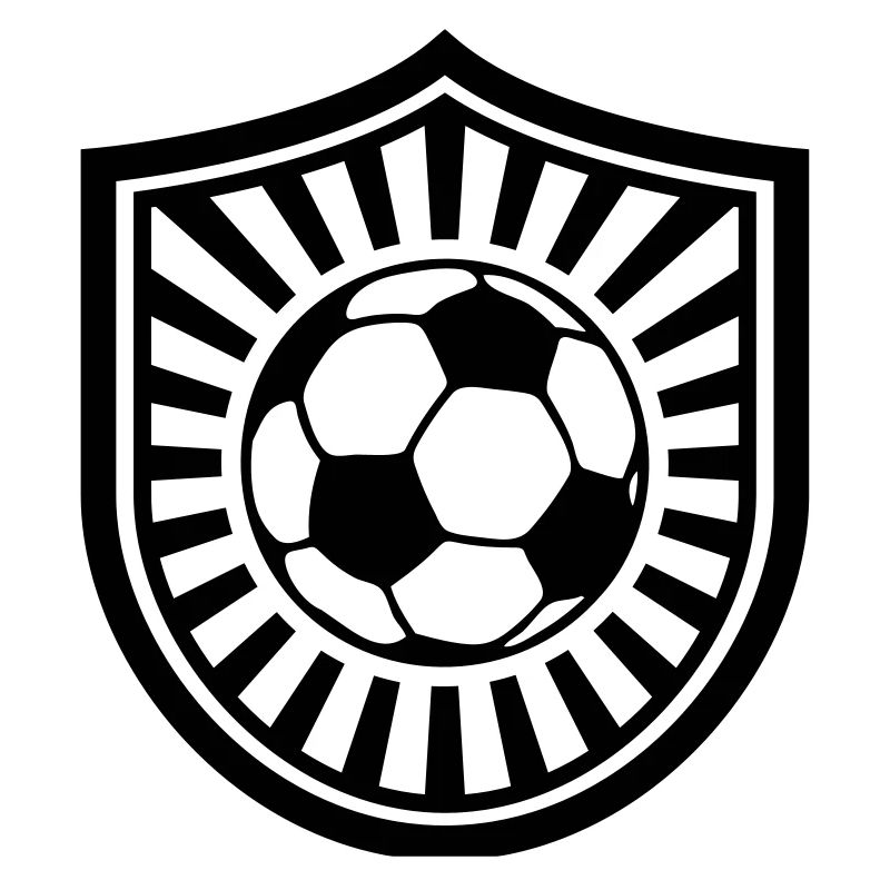 Fußball Emblem Personalisierbar Simpel Einfach