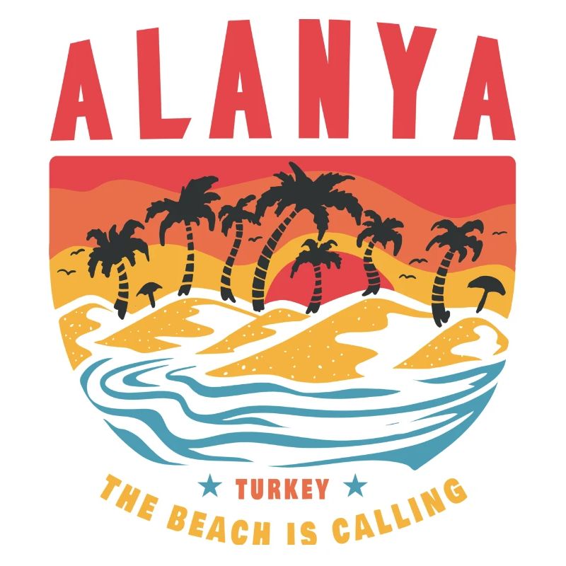 Alanya Turkey vintage beach design