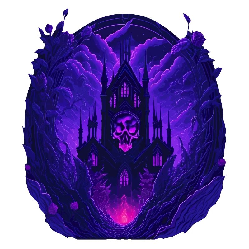neon gothic architecture gothic castle