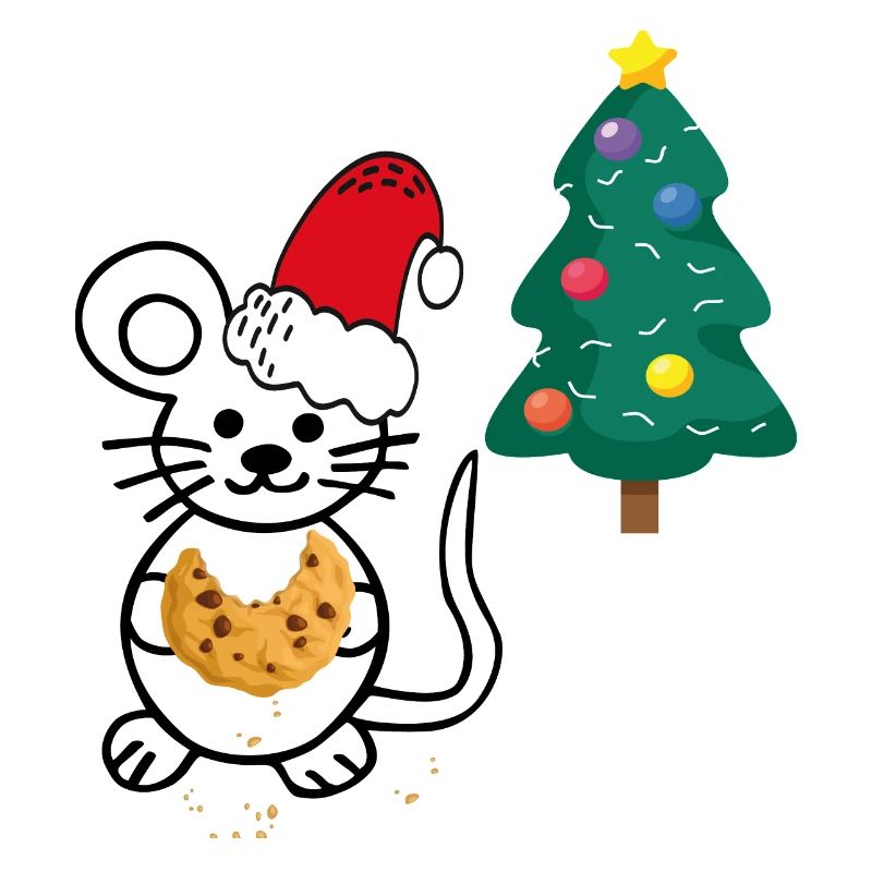 Christmas, Christmas Tree, Mouse