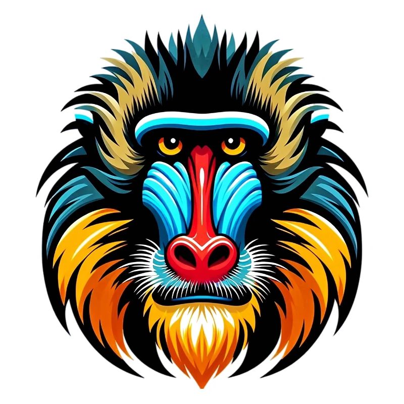 Singe mandrill