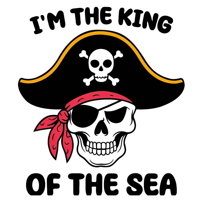 Crâne de pirate avec cache-œil