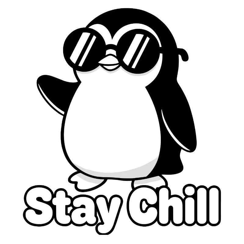 Stay Chill Penguin Style