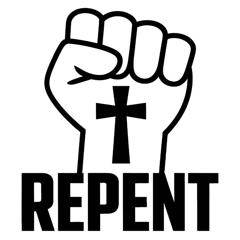 Repentir - Logo du Christianisme Saint