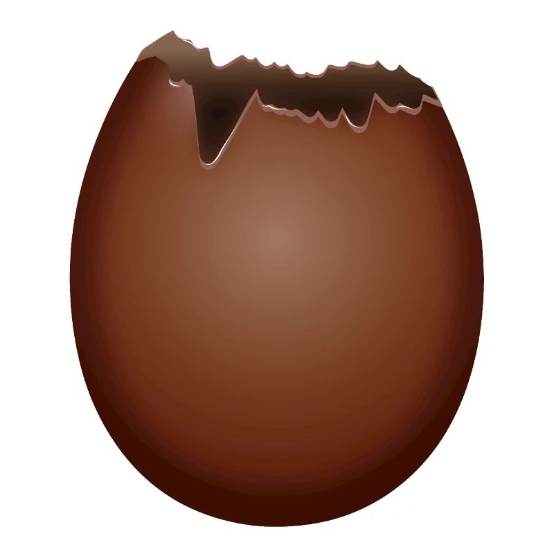 Bitten Chocolate Easter Egg