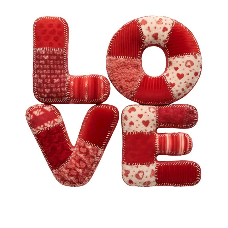 Patchwork Love Romantisches Geschenk für Freundin