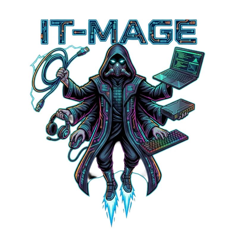 Cyber Hacker Neon IT-MAGE