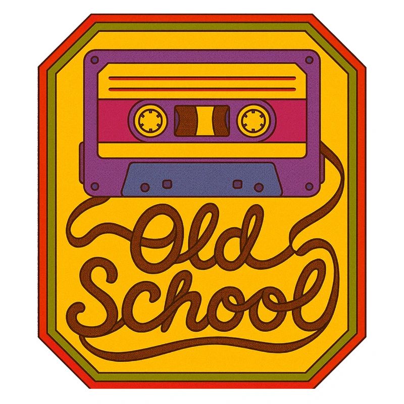 Patch rétro cassette à l’ancienne