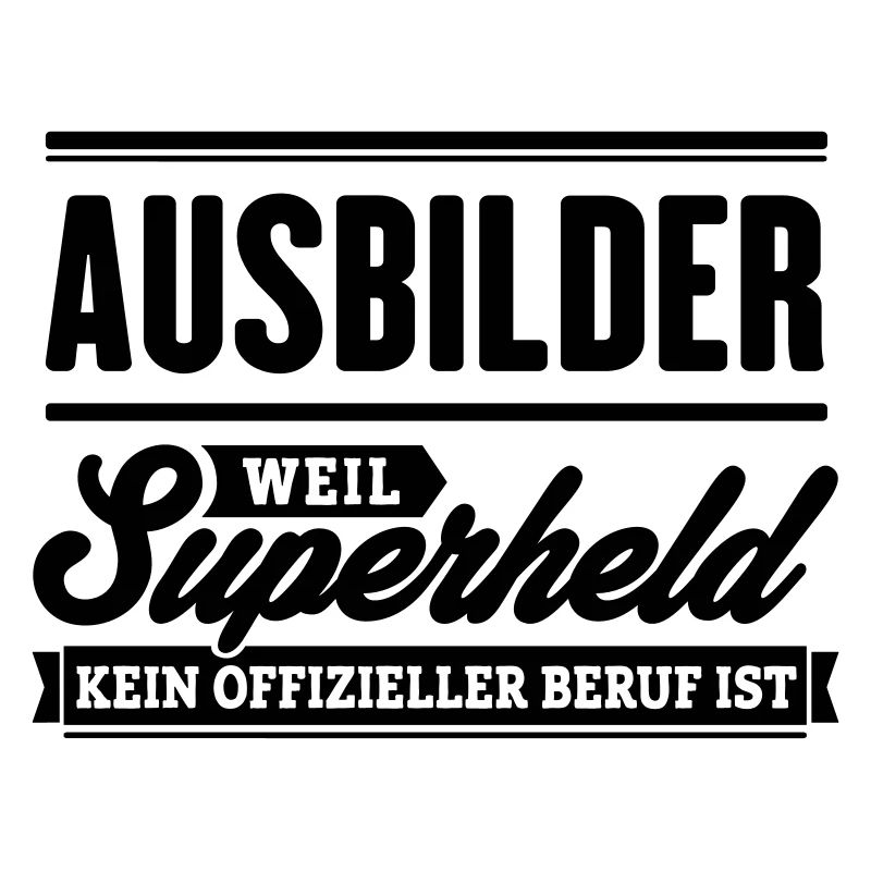 Superheld Ausbilder