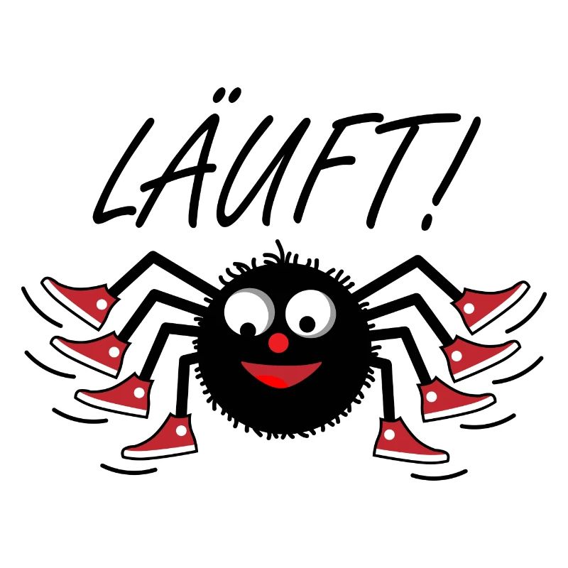 Spinne läuft