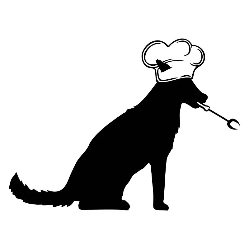 Dog Grill Master Grilling Chef Hat Chef Hunger