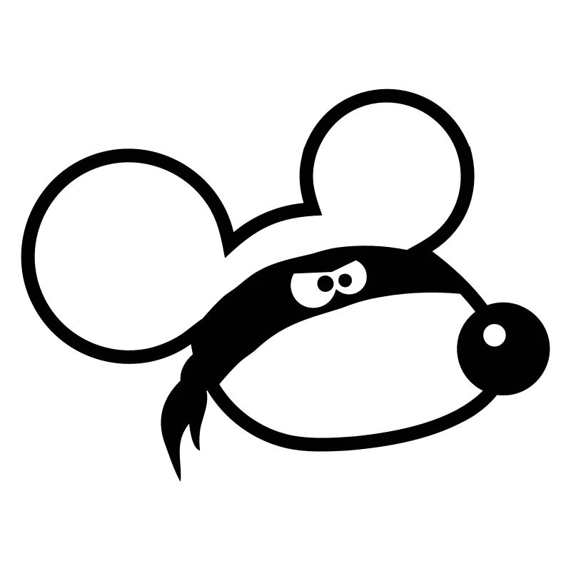 Mouse Evil Robber Ninja Raid Thief Cloth Eyes