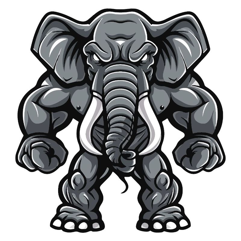 Musculation des muscles de l’éléphant