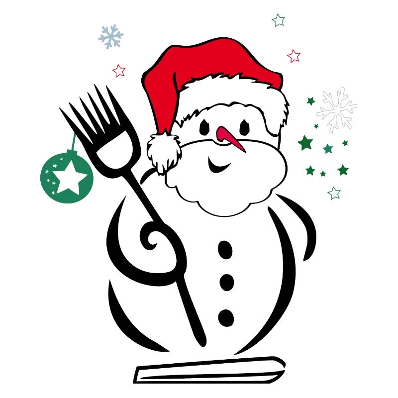 Schneemann, Weihnachtsmann
