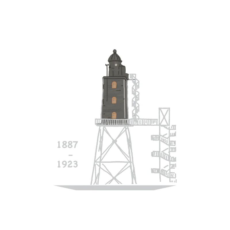 Lighthouse Dorum - Neufeld, German North Sea coast