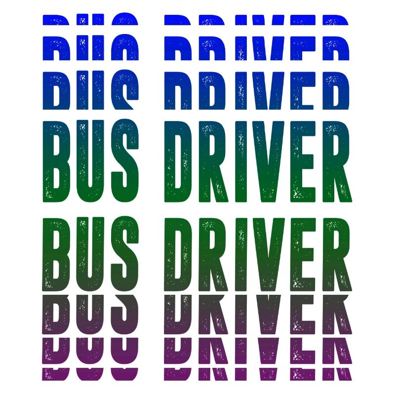 Conception du chauffeur de bus