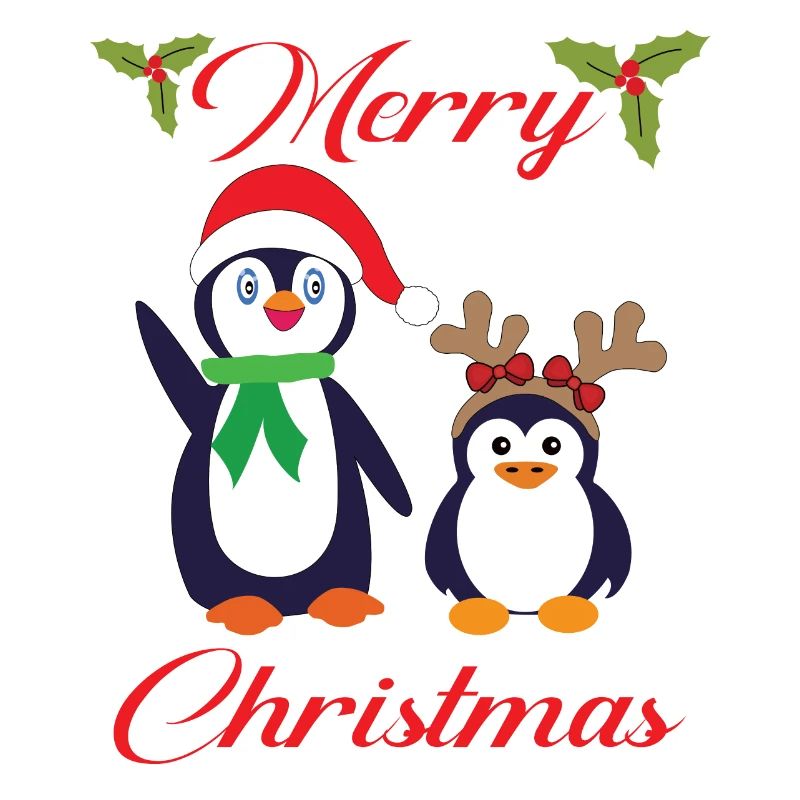 JOYEUX NOËL AVEC LES PINGOUINS DE NOËL