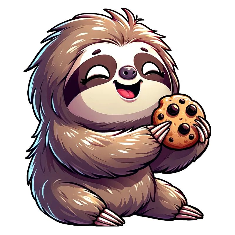Faultier Süß Keks Cookie Genuss