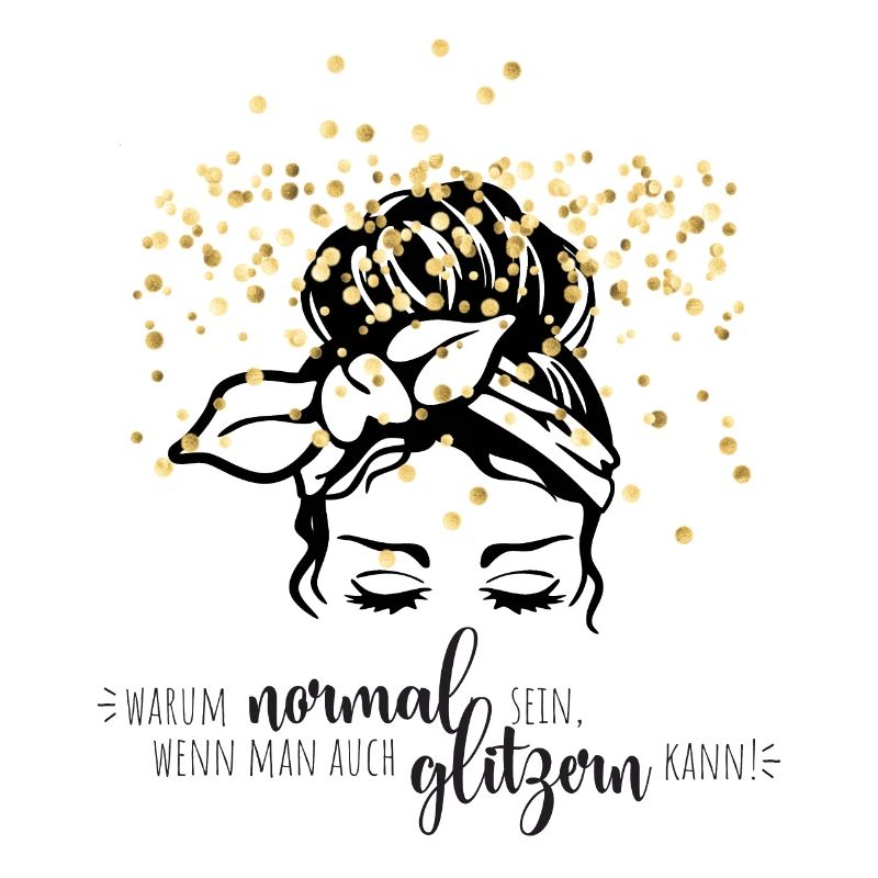 Glitzerkonfetti Spruch