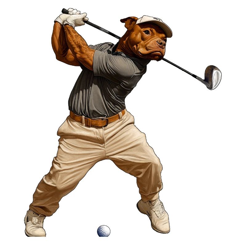 Pitbull Golfspieler