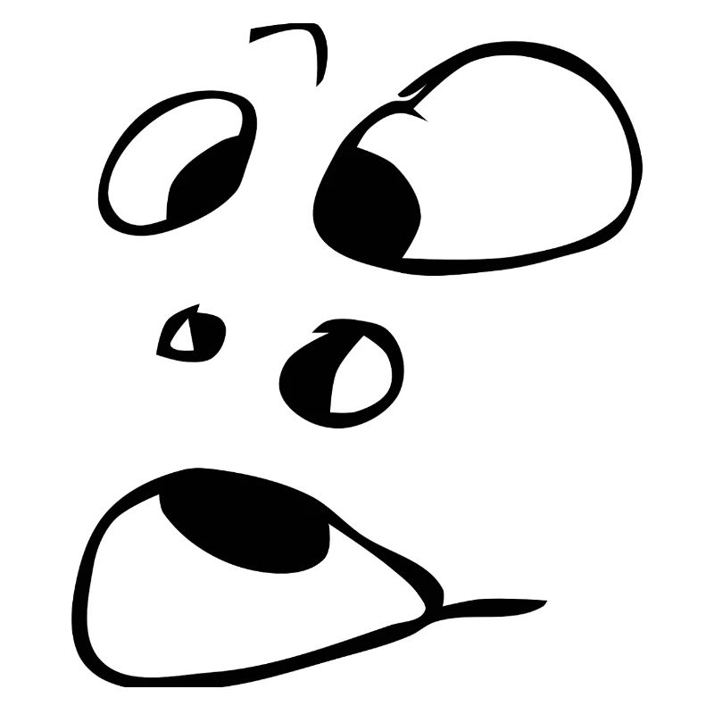 Ahh! Face Ghost Ghost Halloween Comic