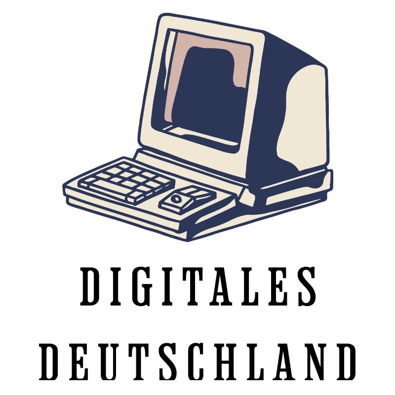 80s Style Retro Computer Digital Germany