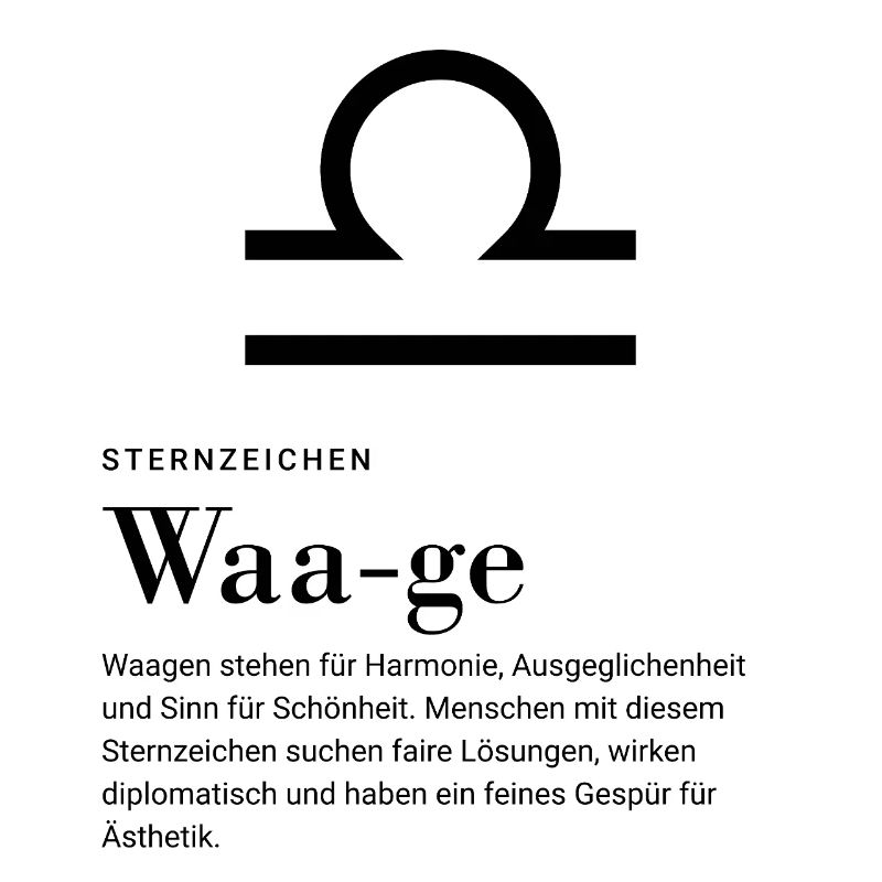 Sternzeichen Waage