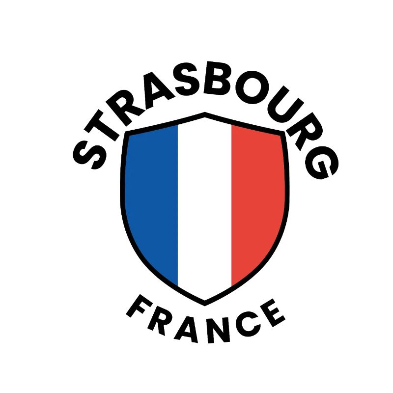 Bouclier de Strasbourg Drapeau français