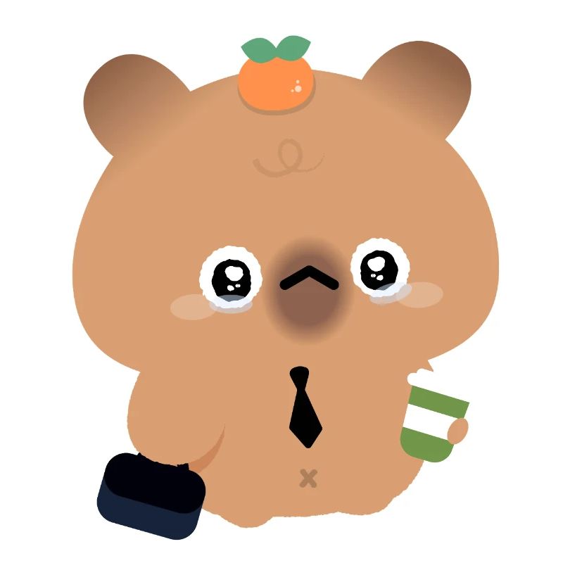 Capybara au café