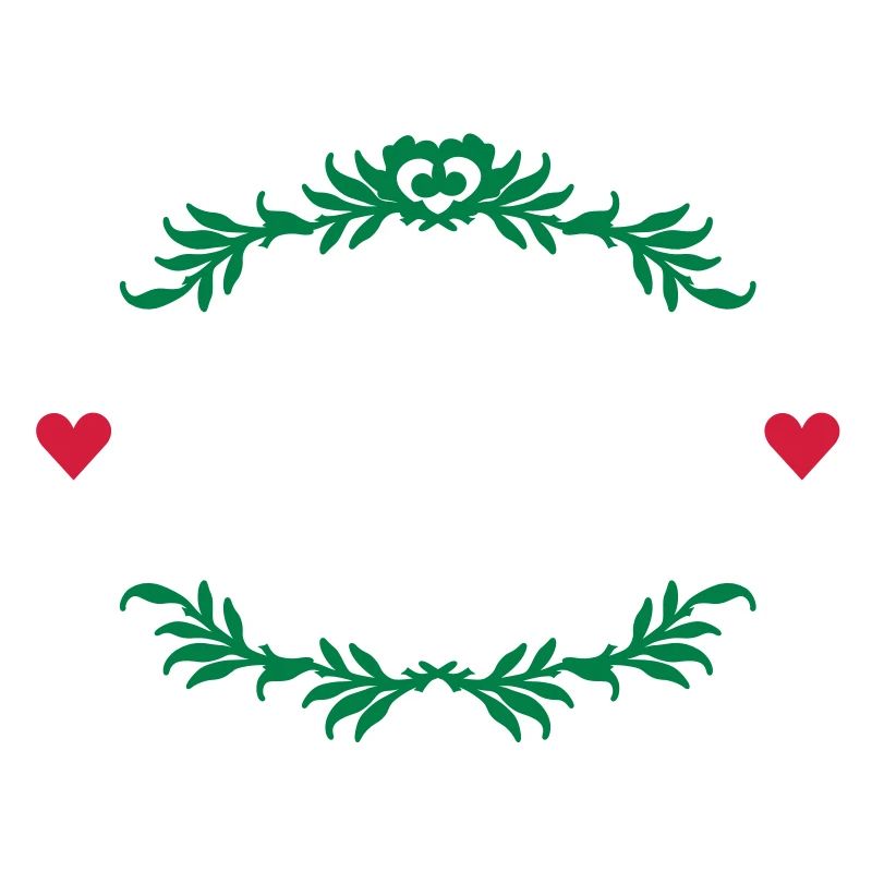cadre de thym avec des coeurs / cadre de thym