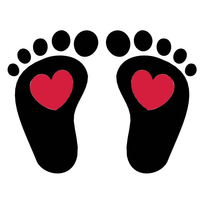 ❤ټCute Baby Footprints-Vector Footprintsټ❤