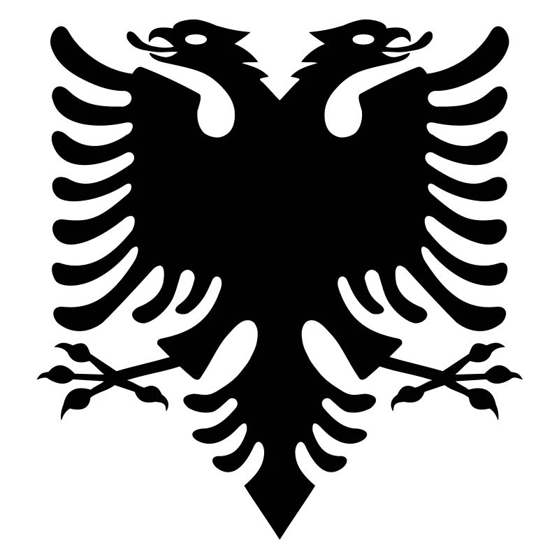 Double headed eagle emblem icon gift sign