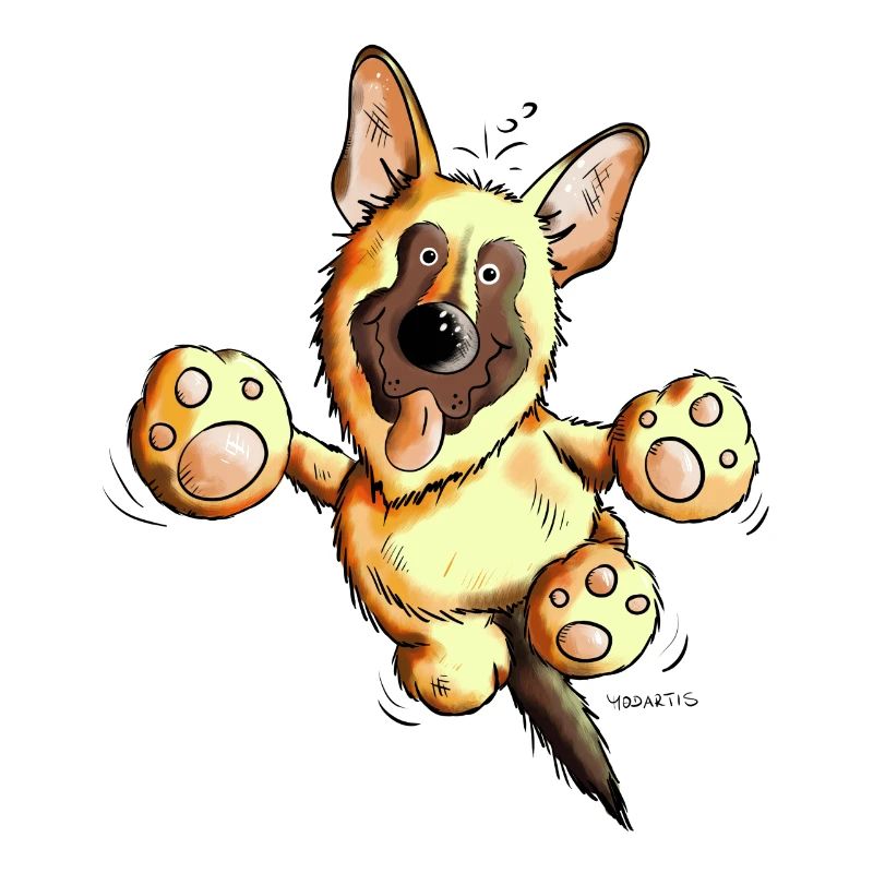 Funny German Shepherd