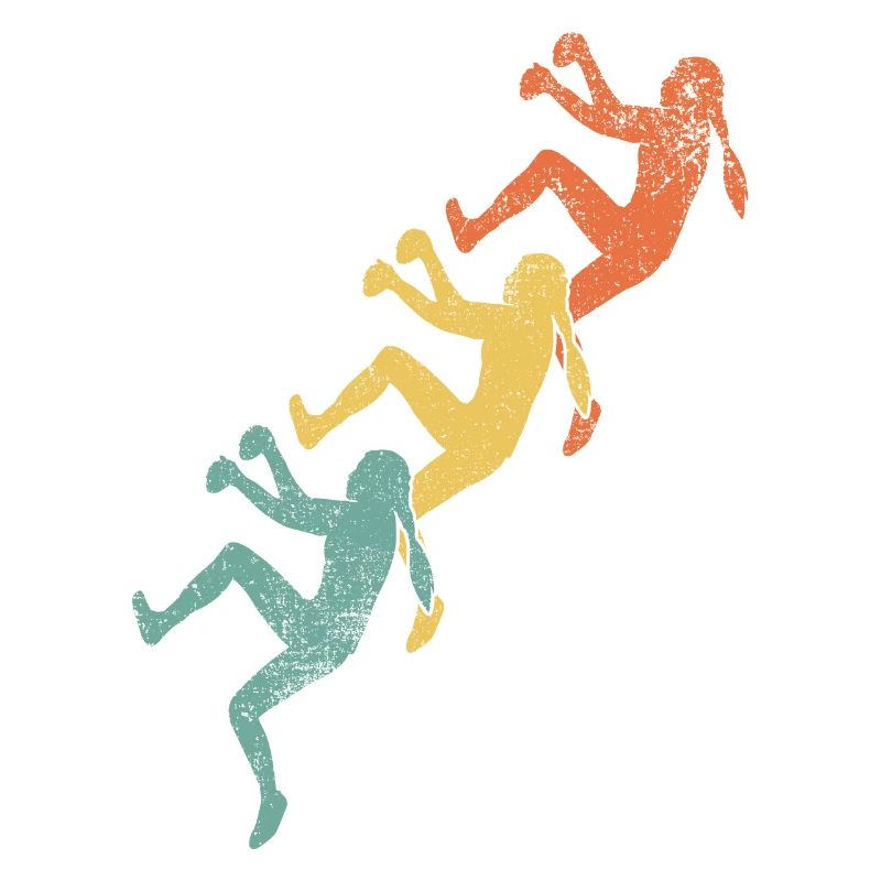 Klettern Mädchen Kletterer