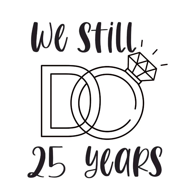 25th Wedding Anniversary Silver Wedding Wedding Gift