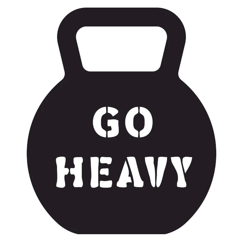 Go Heavy Kettlebell Strength Training Tee