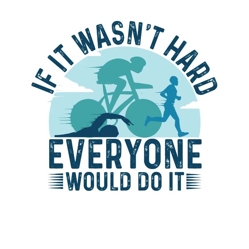 Si ce n’est pas difficile serait le triathlon