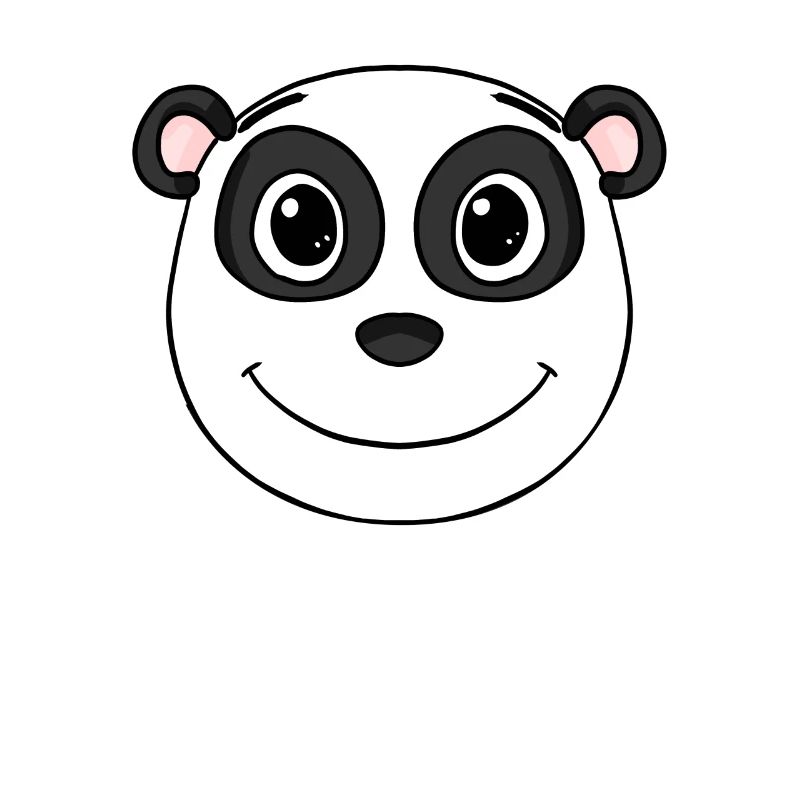 Panda Head Bear Cute