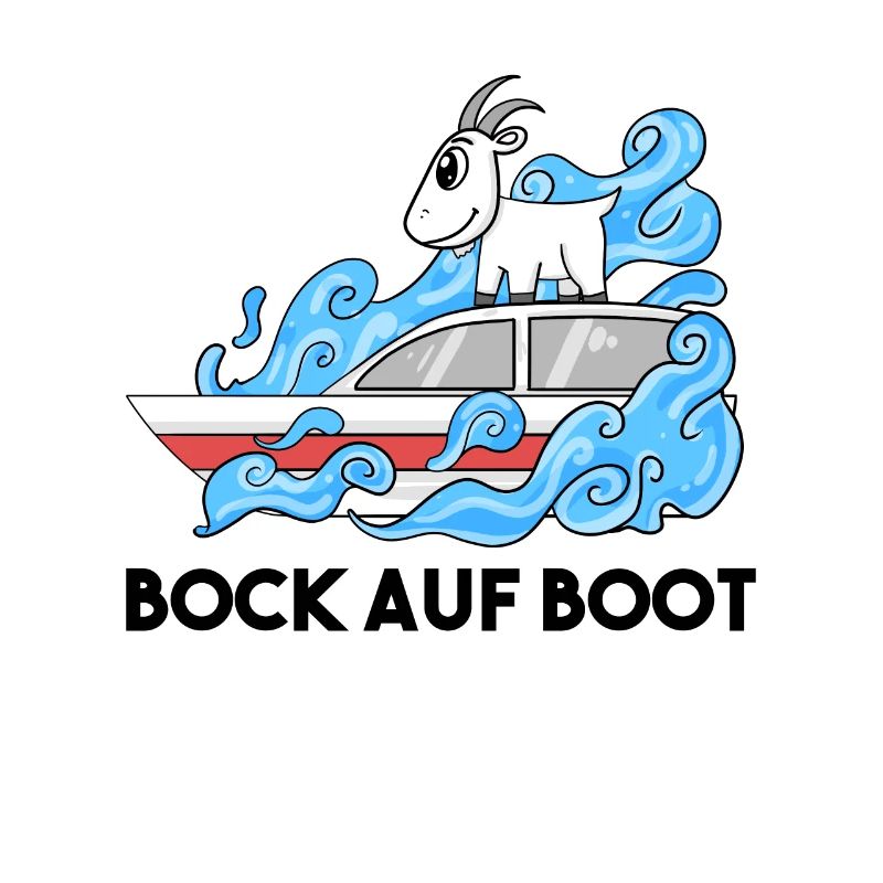 Ziege Boot Lustig