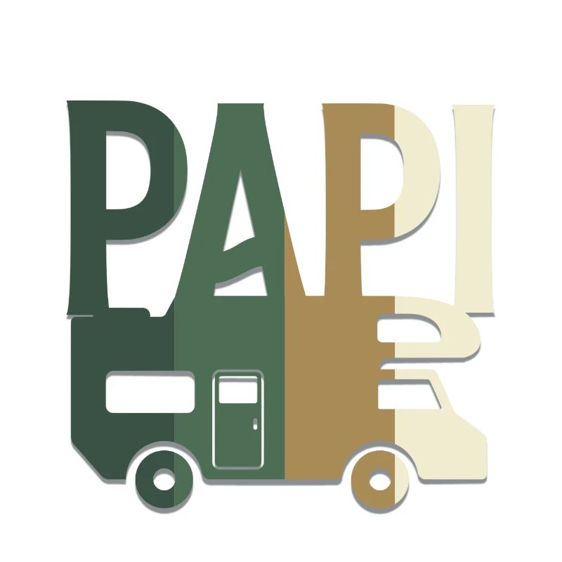 PAPI en Camping-car camouflage chasse et pêche