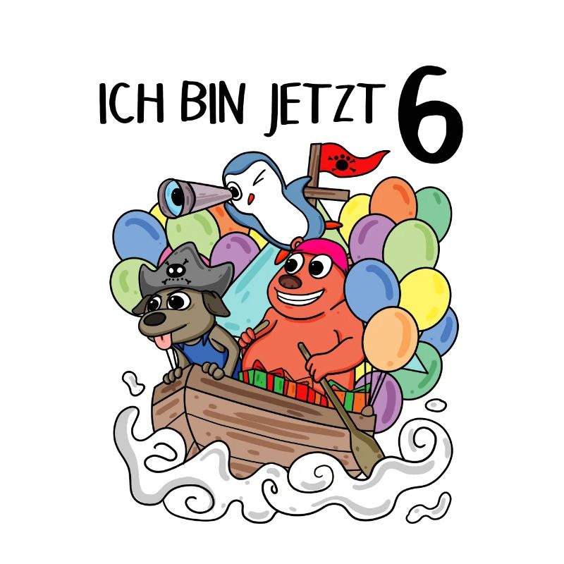 6 Geburtstag Piratenschiff Kindergeburtstag