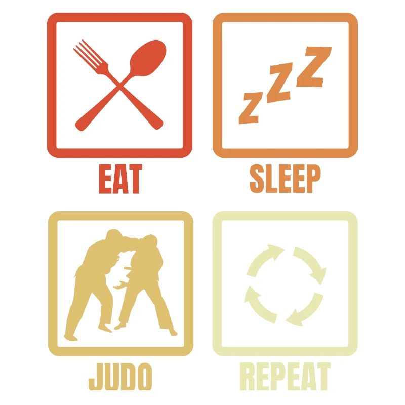 Manger Dormir Judo Répéter