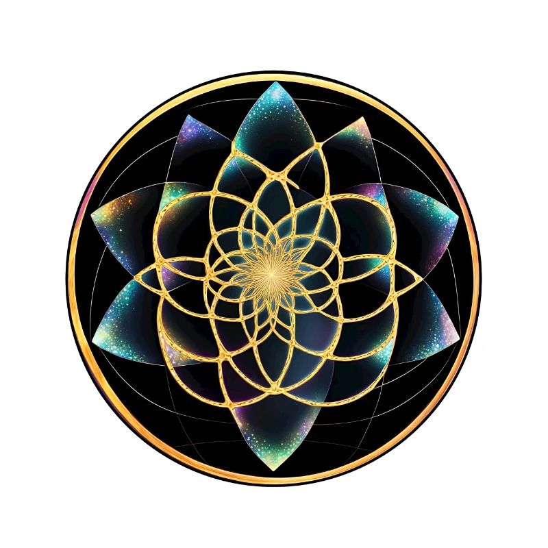 Golden Mandala Geometry