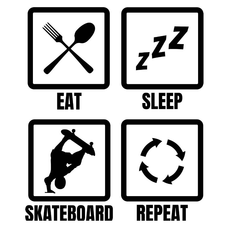 Routine de skateboard
