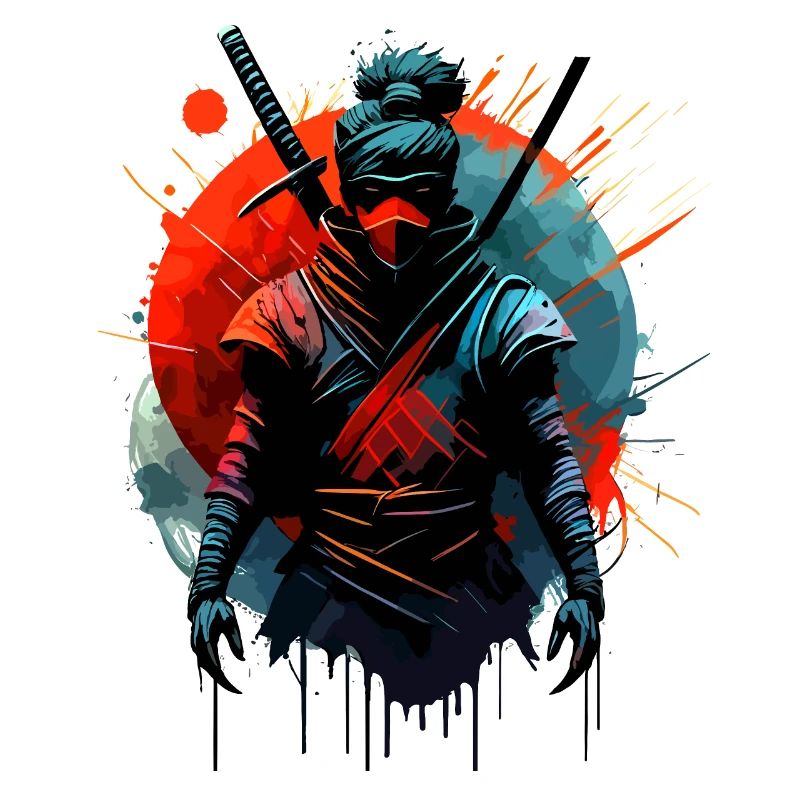 Ninja samouraï japonais